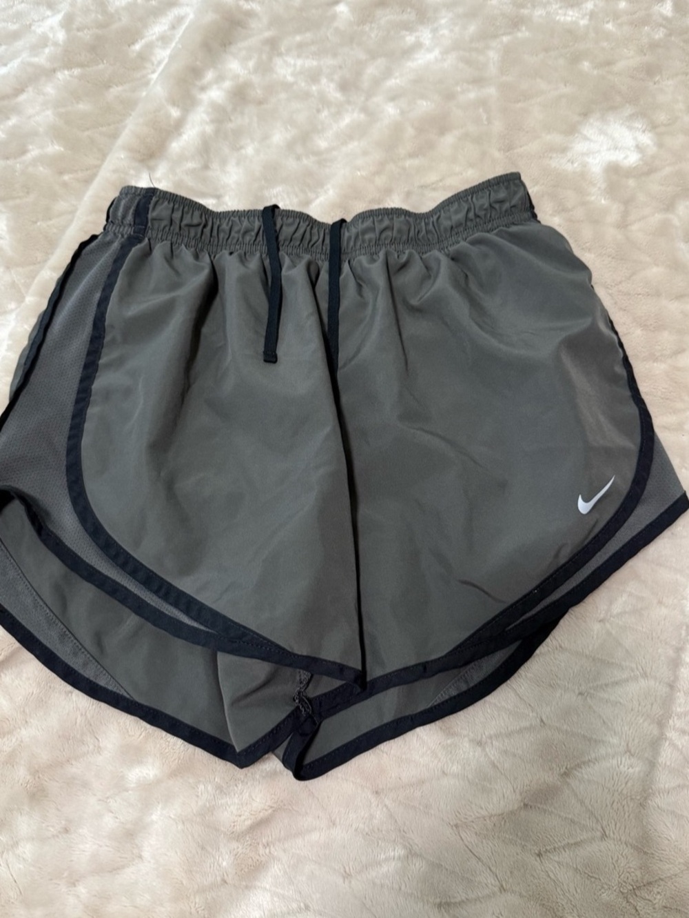 Nike Athletic Shorts in Gray & Black